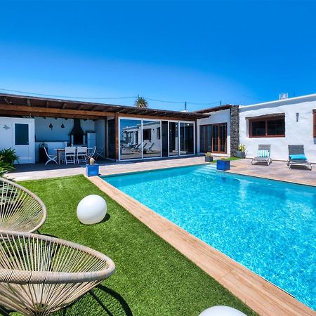 Villa Macher Piscina Y Bar Piscina Tías Exteriör bild